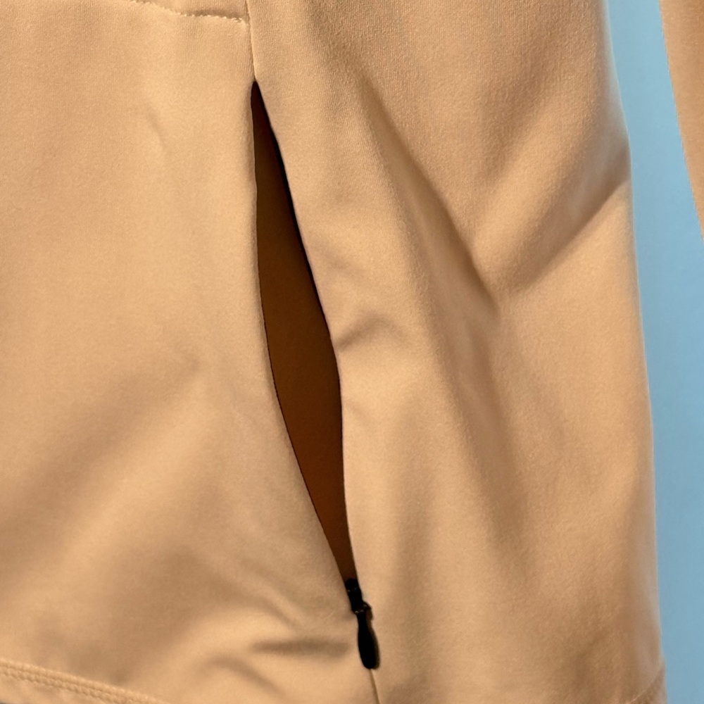 Fabletics Light Tan Trinity Performance Jacket Fu… - image 5